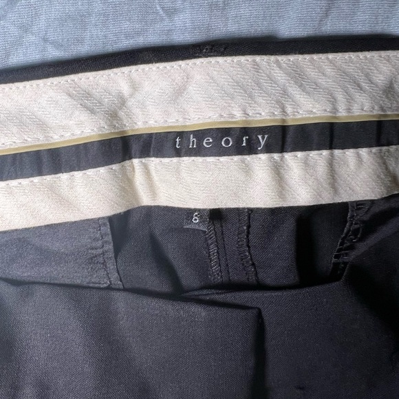 Theory Women’s Black Slacks Size 6 - Picture 2 of 6